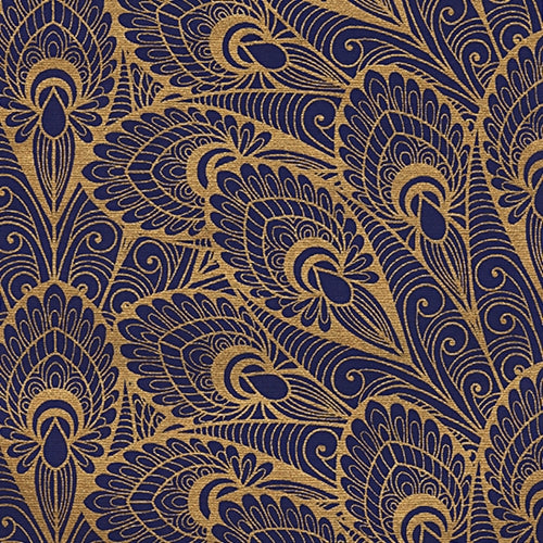 "NEW!" Gatsby- Royal Blue and Gold 22x30" Sheet Gatsby- Royal Blue and Gold 22x30" Sheet