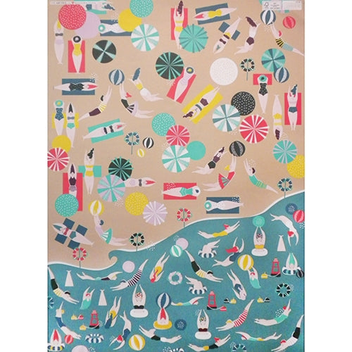 "A Day at the Beach" 19.5x27" Sheet "A Day at the Beach" 19.5x27" Sheet
