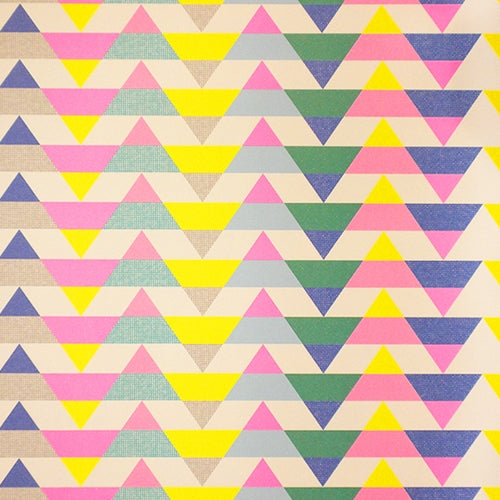 "Neon Geometric" by Oliver Bonas- 19.5x27" Sheet "Neon Geometric" by Oliver Bonas- 19.5x27" Sheet