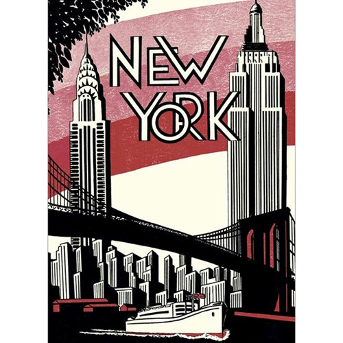 Cavallini Decorative Paper - New York #4 (Art Deco) 20"x28" Sheet Cavallini Decorative Paper - New York #4 (Art Deco) 20"x28" Sheet