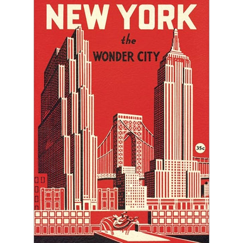 Cavallini Decorative Paper - New York Wonder City 20"x28" Sheet Cavallini Decorative Paper - New York Wonder City 20"x28" Sheet