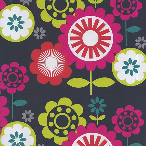 Retro Psychedelic Flower Garden- 19.5x27" Sheet Retro Psychedelic Flower Garden- 19.5x27" Sheet