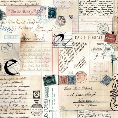 Bomo Art Budapest Papers- Handscript 27.5 x 39 inch Sheet Bomo Art Budapest Papers- Handscript 27.5 x 39 inch Sheet