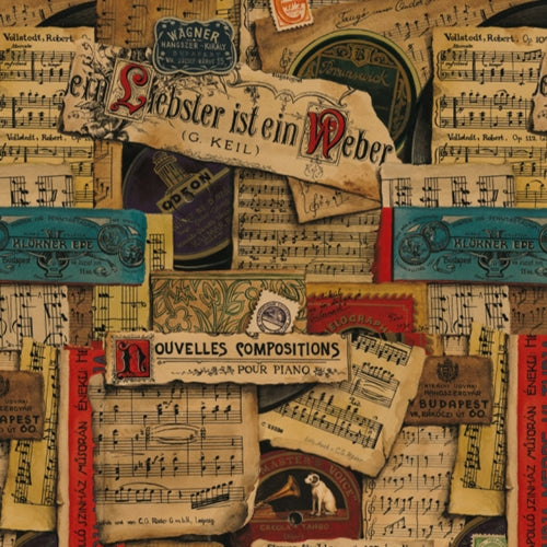 Bomo Art Budapest Papers- Music Notes 27.5 x 39 inch Sheet Bomo Art Budapest Papers- Music Notes 27.5 x 39 inch Sheet