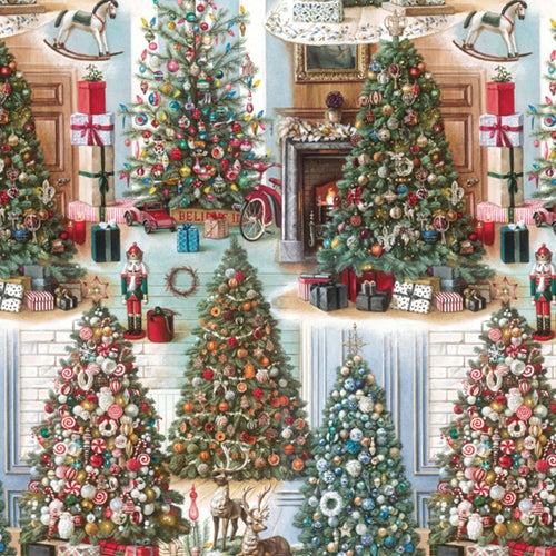 Bomo Art Budapest Papers- The Luckiest Christmas Trees 27.5 x 39 inch Sheet Bomo Art Budapest Papers- The Luckiest Christmas Trees 27.5 x 39 inch Sheet