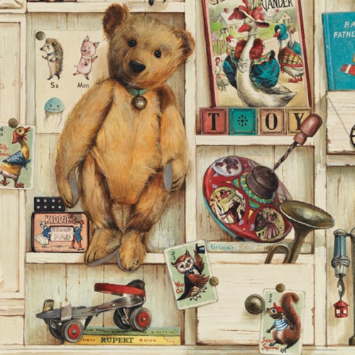 Bomo Art Budapest Papers- Vintage Toy Shelves 27.5 x 39 inch Sheet Bomo Art Budapest Papers- Vintage Toy Shelves 27.5 x 39 inch Sheet
