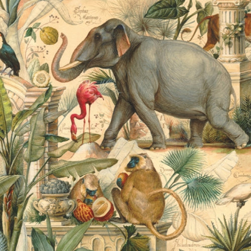 Bomo Art Budapest Papers- Wild Animals 27.5 x 39 inch Sheet Bomo Art Budapest Papers- Wild Animals 27.5 x 39 inch Sheet