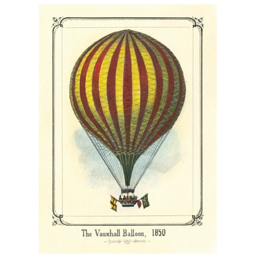 Bomo Art Budapest Blank Greeting Card, 5"x7", The Vauxhall Balloon Bomo Art Budapest Blank Greeting Card, 5"x7", The Vauxhall Balloon