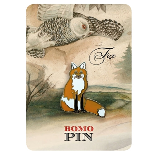 Bomo Art Budapest Enamel Pin- Fox Bomo Art Budapest Enamel Pin- Fox