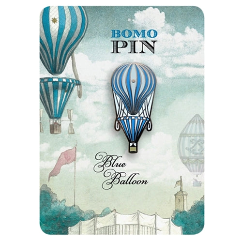 Bomo Art Budapest Enamel Pin- Blue Balloon Bomo Art Budapest Enamel Pin- Blue Balloon 