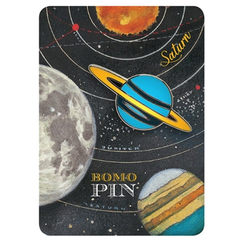 Bomo Art Budapest Enamel Pin- Saturn Bomo Art Budapest Enamel Pin- Saturn
