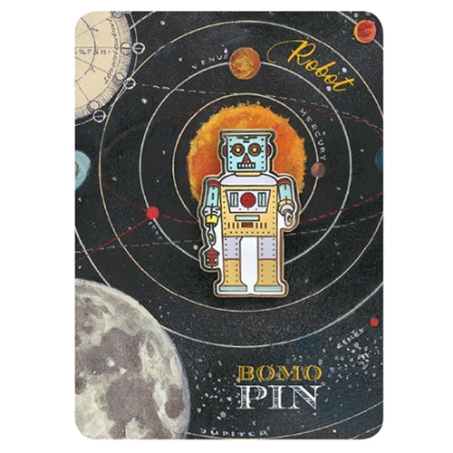 Bomo Art Budapest Enamel Pin- Robot Bomo Art Budapest Enamel Pin- Robot