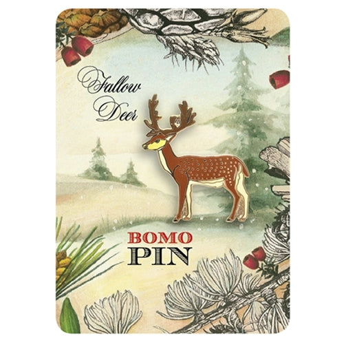 Bomo Art Budapest Enamel Pin- Fallow Deer Bomo Art Budapest Enamel Pin- Fallow Deer