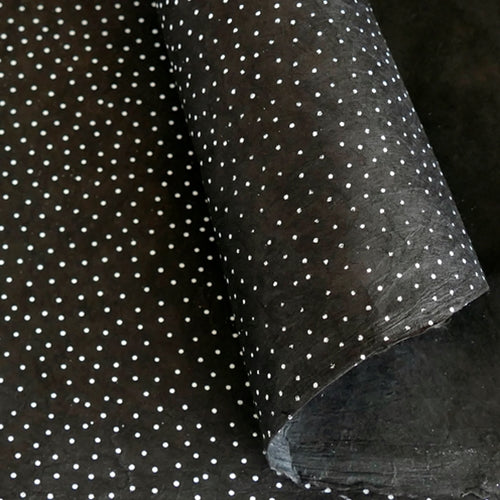 Lamali Black & White Printed Paper Collection White Stars on Black