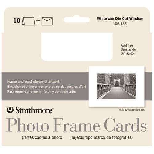 Strathmore Photo Frame Cards White (10 /Pkg.)
