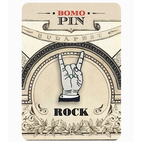 Bomo Art Budapest Enamel Pin- Rock Bomo Art Budapest Enamel Pin- Rock