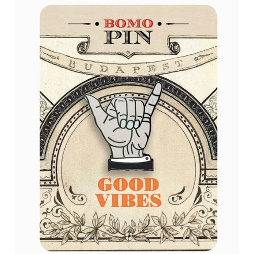Bomo Art Budapest Enamel Pin- Good Vibes Bomo Art Budapest Enamel Pin- Good Vibes