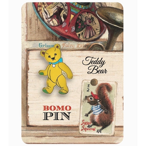 Bomo Art Budapest Enamel Pin- Teddy Bear Bomo Art Budapest Enamel Pin- Teddy Bear