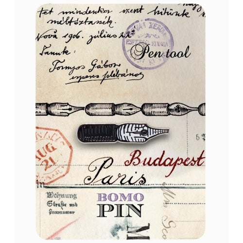 Bomo Art Budapest Enamel Pin- Pen Tool Bomo Art Budapest Enamel Pin- Pen Tool