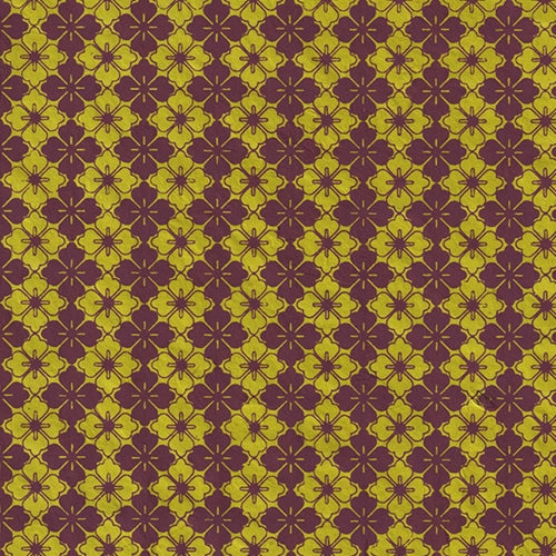 Lokta Printed Paper- Good Luck Eggplant on Yellow 20x30" Sheet Lokta Printed Paper- Good Luck Eggplant on Yellow 20x30" Sheet