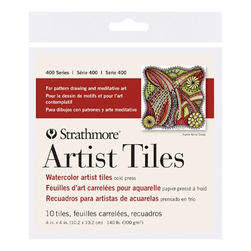 Strathmore Watercolor Artist Tiles (4" x 4") 10 Sheets