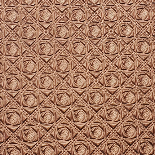 **NEW!** Embossed Paper from India- Metallic Matte Rose Gold Insignia on Apricot 22x30" Sheet **NEW!** Embossed Paper from India- Metallic Matte Rose Gold Insignia on Apricot 22x30" Sheet