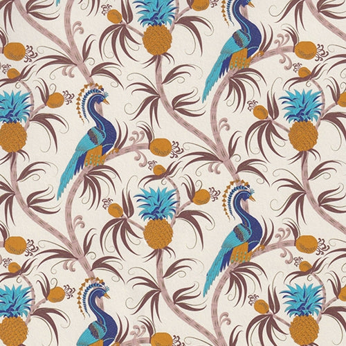 **NEW!** Rossi Decorated Papers from Italy - Peacocks & Pineapples in Blues 28"x40" Sheet Rossi Decorated Papers from Italy - Peacocks & Pineapples in Blues 28"x40" Sheet