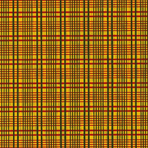 Japanese Yusenshi- Plaid Red & Black on Yellow 19x25" Sheet Japanese Yusenshi- Plaid Red & Black on Yellow 19x25" Sheet