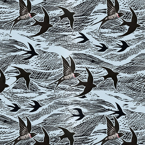 ***NEW!*** Swallows and Sea Paper- 20x27" Sheet Swallows and Sea Paper- 20x27" Sheet