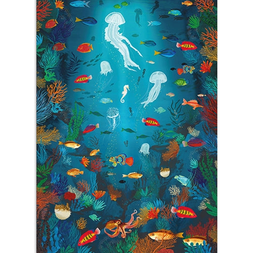***NEW!*** The Octopus's Underwater Garden Paper- 20x27" Sheet The Octopus's Underwater Garden Paper- 20x27" Sheet