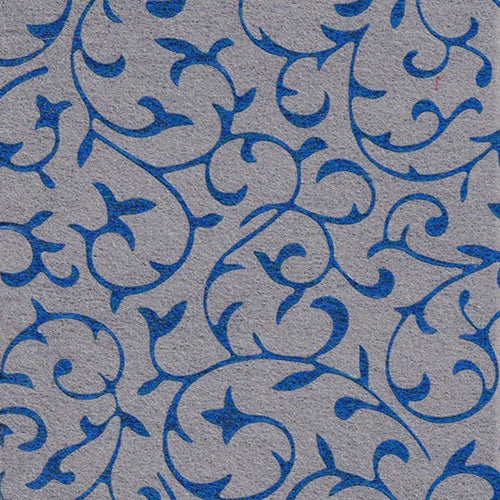 Metallic Royal Blue Vine Printed Rayon Paper- 22x35" Sheet Metallic Royal Blue Vine Printed Rayon Paper- 22x35" Sheet