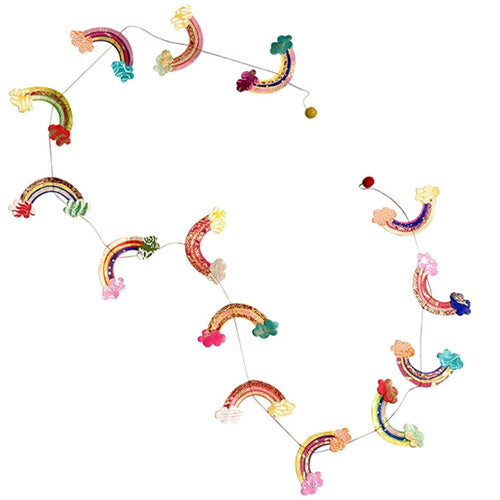 Decorative Paper Garland- Multicolor Rainbows Decorative Paper Garland- Multicolor Rainbows