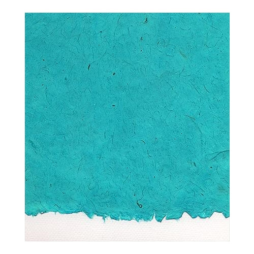 Nepalese Lokta Paper- Blue Lagoon 20"x28" sheet Nepalese Lokta Paper- Blue Lagoon 20"x28" sheet