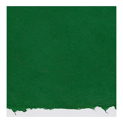 Nepalese Lokta Paper- Emerald Green 20"x28" sheet Nepalese Lokta Paper- Emerald Green 20"x28" sheet