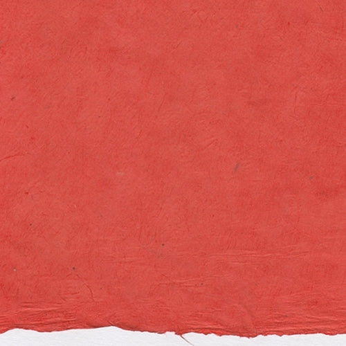 Nepalese Lokta Paper- Red Orange 20"x28" sheet Nepalese Lokta Paper- Red Orange 20"x28" sheet 