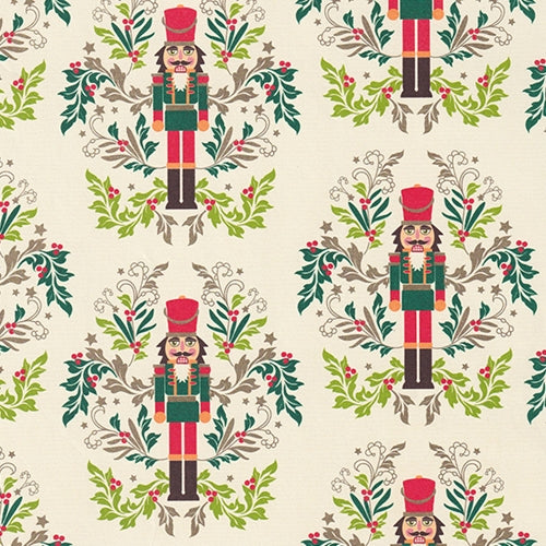 Rossi Decorated Papers from Italy - Christmas Nutcracker 28"x40" Sheet  Rossi Decorated Papers from Italy - Christmas Nutcracker 28"x40" Sheet