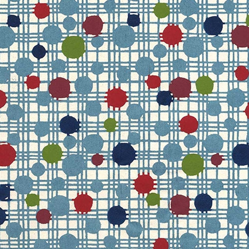 Katazome-Shi Paper- Architectural Polka Dot Pattern 18x24" Sheet Katazome-Shi Paper- Architectural Polka Dot Pattern 18x24" Sheet