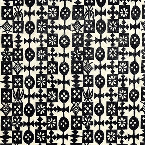 Katazome-shi Paper- Serizawa Pattern on Grey 18x24 Sheet Katazome-shi Paper- Serizawa Pattern on Grey 18x24 Sheet
