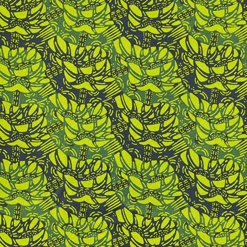 Katazome-shi Paper- Green On Green Branches and Vines 18x24" Sheet Katazome-shi Paper- Green On Green Branches and Vines 18x24" Sheet 