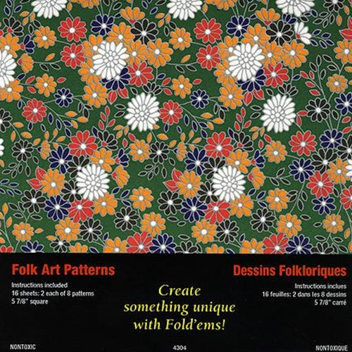Origami Paper- Folk Art Patterns Origami Paper- Folk Art Patterns