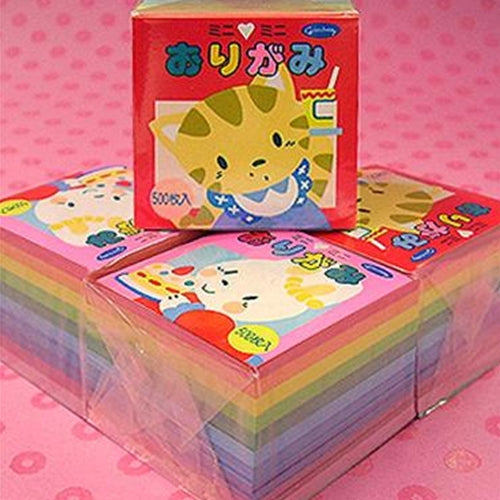 Origami Paper- Mini Mini Set of 105 Sheets 1-1/16 Inch Square Mini Mini Origami Paper Set