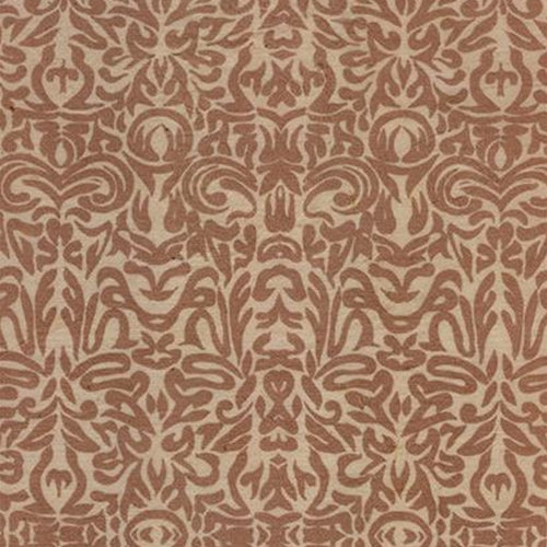 Tribal Print Paper Brown Print on Natural (Tan) Paper 19"x24" Sheet