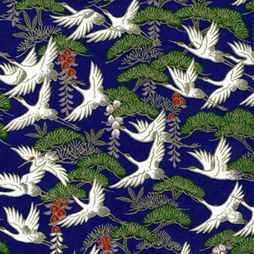 Cranes Flying Over Forest - 18"x24" Sheet cranes flying over forest - 18"x24" sheet 