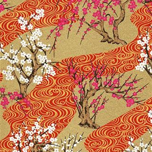 Pink &amp; White Cherry Blossoms on Trees - 18"x24" Sheet pink &amp;amp; white cherry blossoms on trees - 18"x24" sheet 