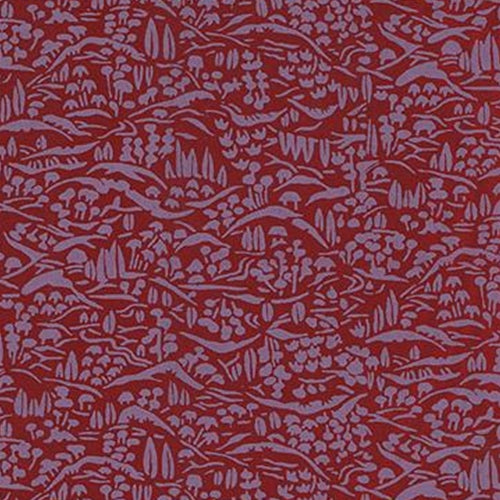 Purple Trees &amp; Hills on Red - 18"x24" Sheet purple trees &amp;amp; hills on red - 18"x24" sheet 