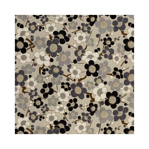 Black, Gray, and Gold Cherry Blossom - 19"x24" Sheet Black, Gray, and Gold Cherry Blossom - 19"x24" Sheet