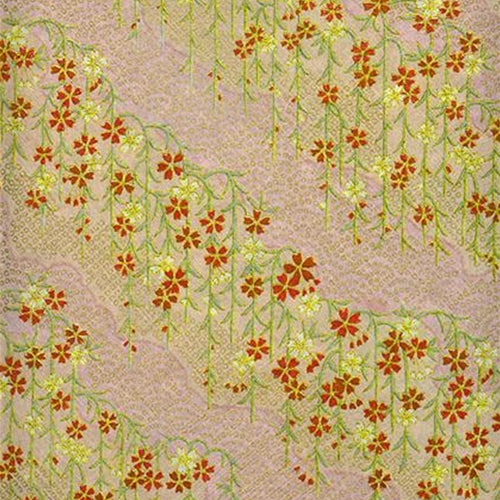 Green Vines with Red &amp; White Flowers on Pink - 19"x25" Sheet green vines with red &amp;amp; white flowers on pink - 19"x25" sheet 