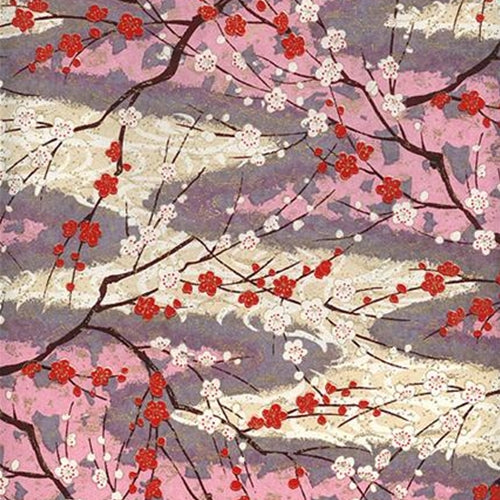 White and Red Cherry Blossom - 19"x25" Sheet white and red cherry blossom - 19"x25" sheet 