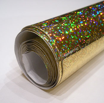 Holographic Mylar - Small Rolls Diamond Blue 15.75x39.25 Inch Roll