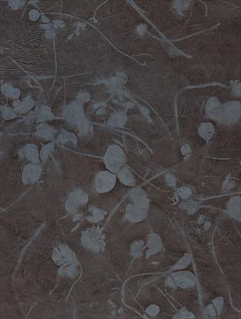 Sun Washed Nepalese Lokta Paper Deep Blue Clover 20"x30" Sheet